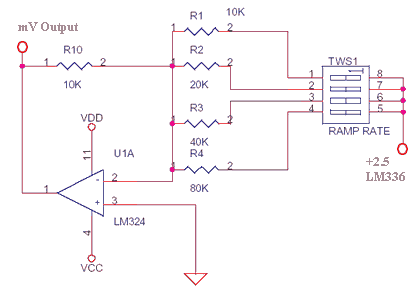 Binary Weighted Resistor Network